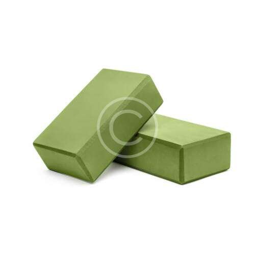 Green Yoga Bricks