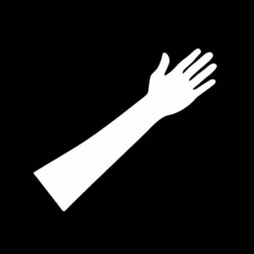 Reusable White Acrylic Hand For Mahendi Practice